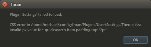 fman theme error