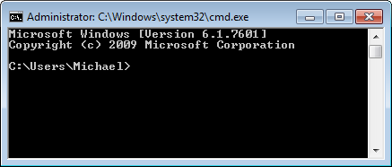 Windows cmd shell